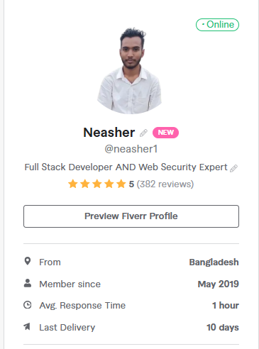 neasher fiverr